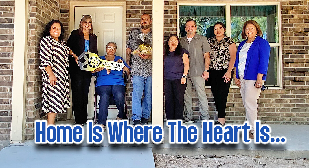 In a heartwarming, private ceremony, held on Tuesday, Hidalgo County Precinct 4 handed over the keys to a brand-new home to Irma Reyes, a Precinct 4 resident. Courtesy Image