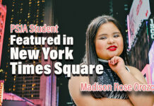 PSJA ISD Middle School Student Featured in New York Times Square