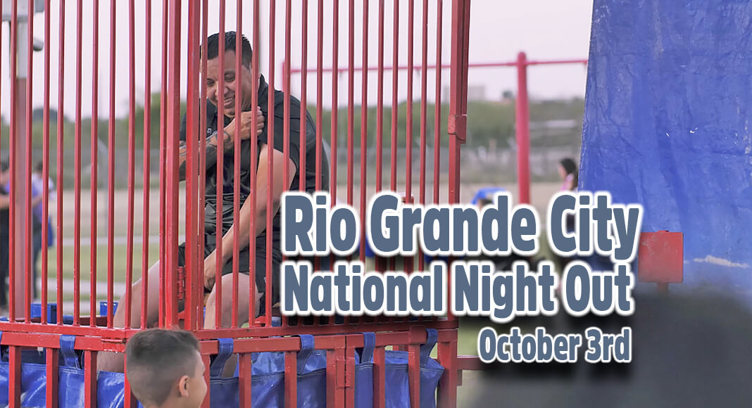 The City of Rio Grande City Police Department and RGC Crimestoppers will be hosting the annual National Night Out event on Tuesday, October 3, 2023, from 6pm to 9pm at the Basilio Villarreal Municipal Park. This event will consist of children’s carnival rides, games, and so much more. Courtesy Image