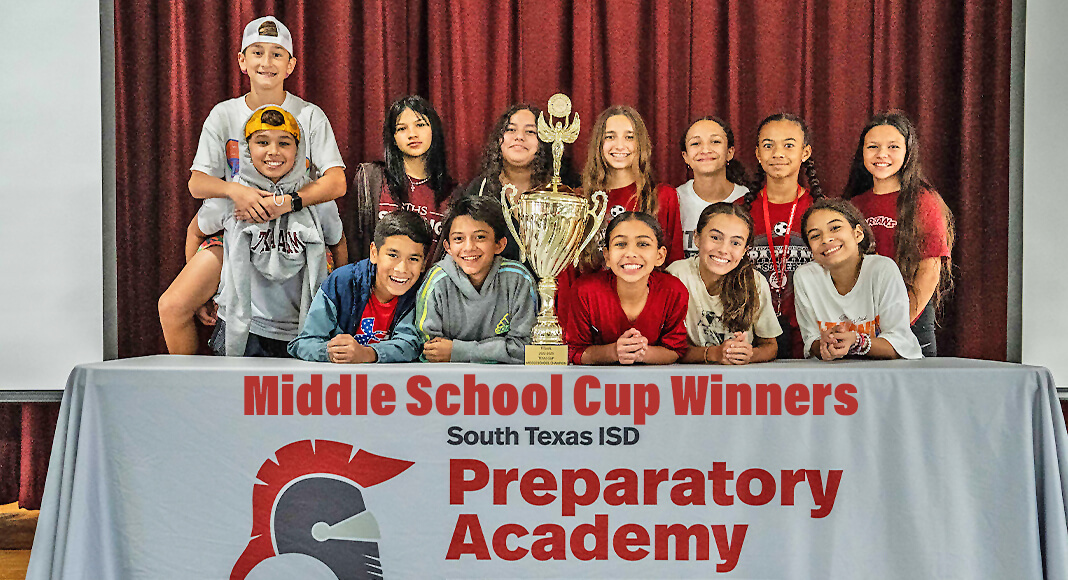  The athletic program atSouth Texas Independent School District (STISD) Preparatory Academy (Preparatory Academy) in Edinburg was recently named the 2022-2023 Texas Charter School Academic & Athletic League (TCSAAL) Texas Cup winner for the Middle School Premier Schools division based upon its performance last athletic season.  Courtesy Image