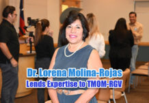 Dr. Lorena Molina-Rojas, DDS, brings decades of dental expertise and a heartfelt passion for community service to TMOM-RGV's landmark Free Dental Clinic event in South Texas. Known for her international dental missions, Dr. Lorena now focuses her altruistic efforts closer to home, ensuring quality oral healthcare for underserved communities in her backyard. PHOTO by Roberto Hugo González