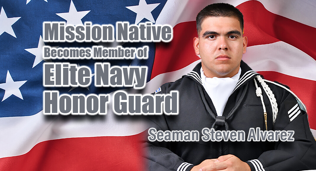 Seaman Steven Alvarez joined the Navy six months ago. Today, Alvarez serves as a U.S. Navy Ceremonial Guardsman. Courtesy Image