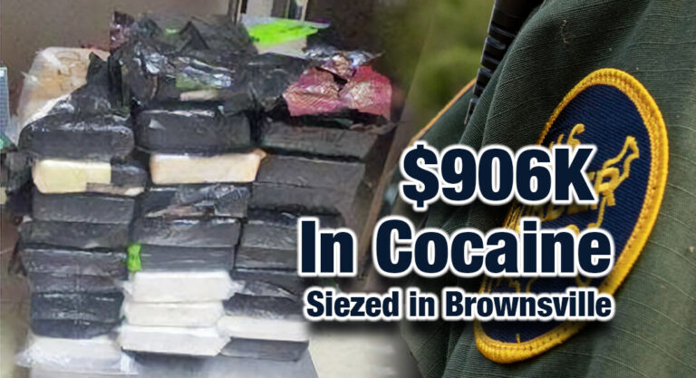 Brownsville CBP Officers Seize $906K In Cocaine At B&M International Bridge