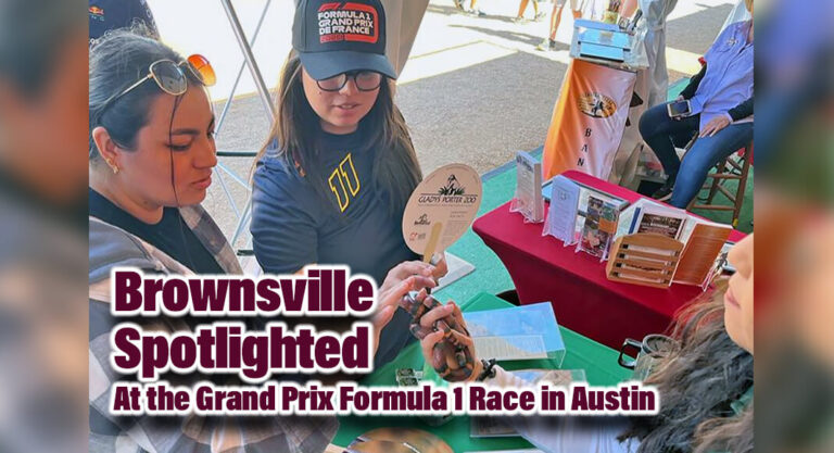 Brownsville Spotlihghting at he U.S. Grand Prix Formula 1 Race in Austin