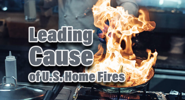 Cooking is the Leading Cause of U.S. Home Fires