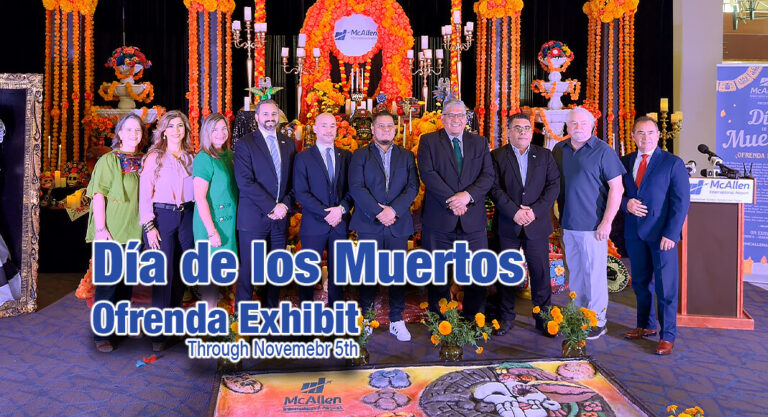 McAllen International Airport 5th Year Día de los Muertos Ofrenda Exhibit