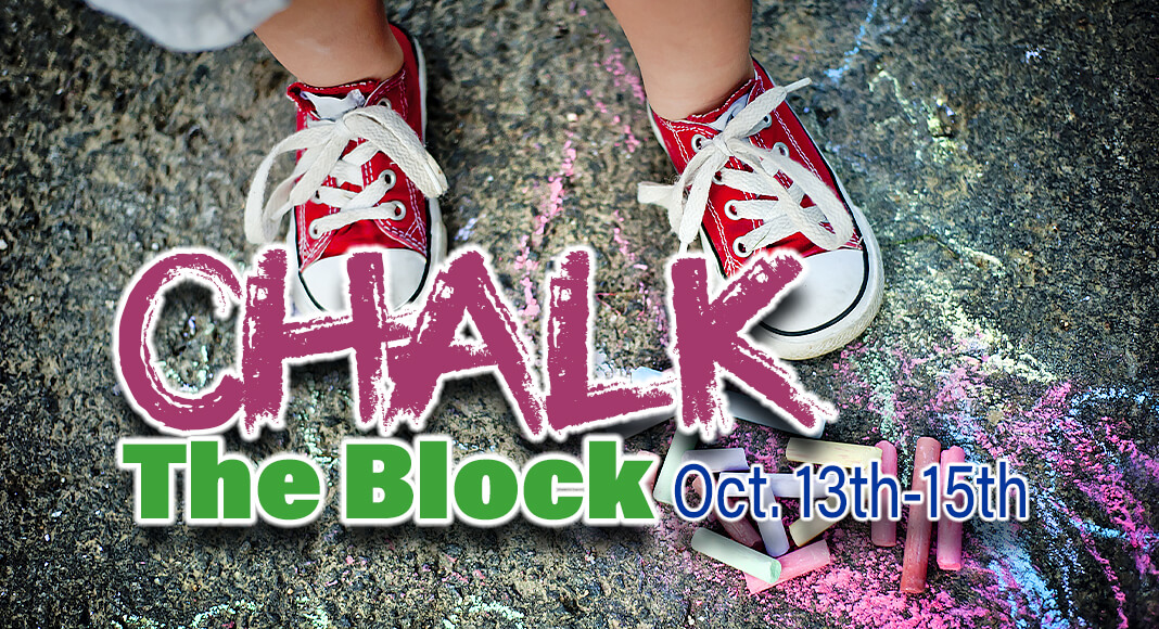 The City of El Paso’s Museum and Cultural Affairs Department welcomes the community to join this year’s Chalk the Block presented by Raiz Federal Credit Union happening Friday, October 13 to Sunday, October 15, in the Downtown Arts District.  Image for illustration purposes