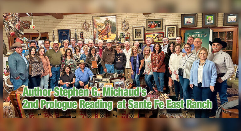 Author Stephen G. Michaud’s 2nd Prologue Reading at Santa Fe East Ranch