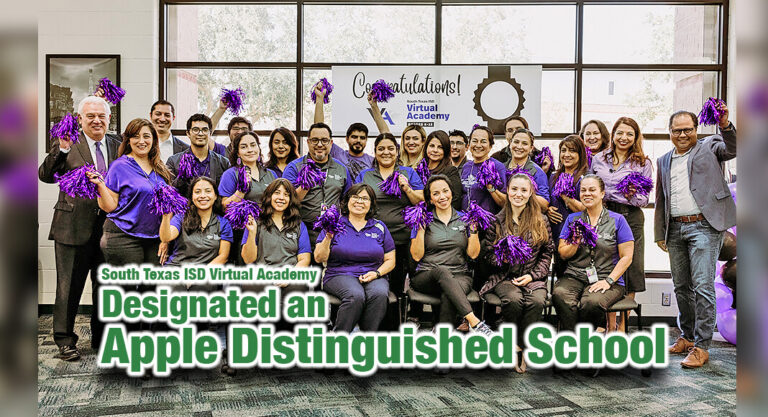 South Texas ISD Virtual Academy Designated an Apple Distinguished School