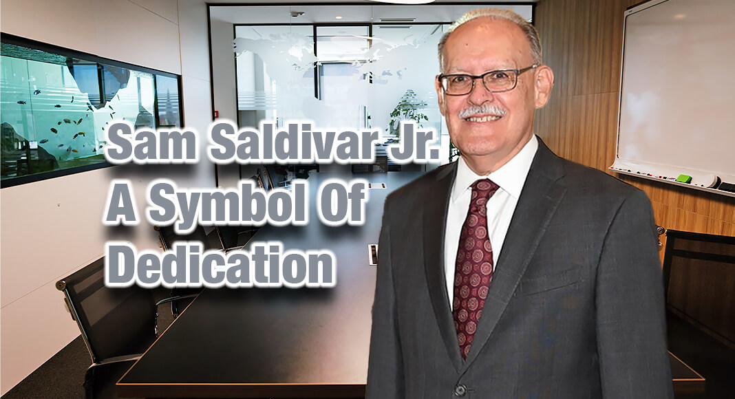 Sam Saldivar Jr. with 15 years as a trustee on the McAllen Independent School Board, he's not just a leader but a symbol of dedication. His journey, driven by gratitude to inspiring educators and a legacy of service, has left an indelible mark. From bridging the gap between students and the corporate world to transformative programs like Strides and dual language, Sam's passion for education knows no bounds. As he continues his mission, McAllen's future is in capable hands. Photo by Roberto Hugo González