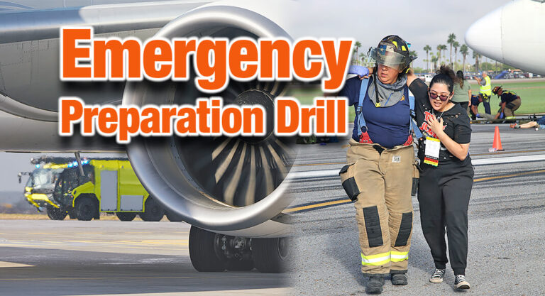 Gaining New Perspective As ‘Crash Victims’ in Airport Emergency Drill