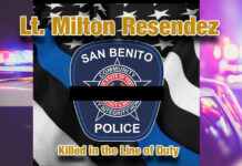 San Benito Police Officer Killed in the Line of Duty
