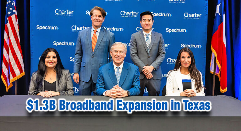 Gov. Celebrates Charter Communications’ $1.3 Billion Broadband Expansion in Texas
