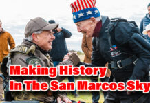 Governor Abbott Skydives With 106-Year-Old WWII Veteran