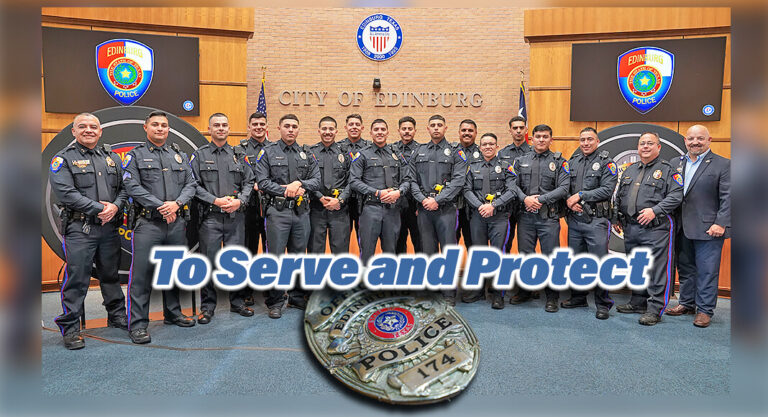 Edinburg Police Pinning Ceremony