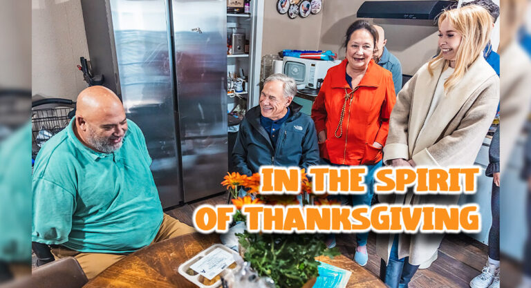 Governor Abbott, First Family Deliver Meals on Wheels On Thanksgiving Day