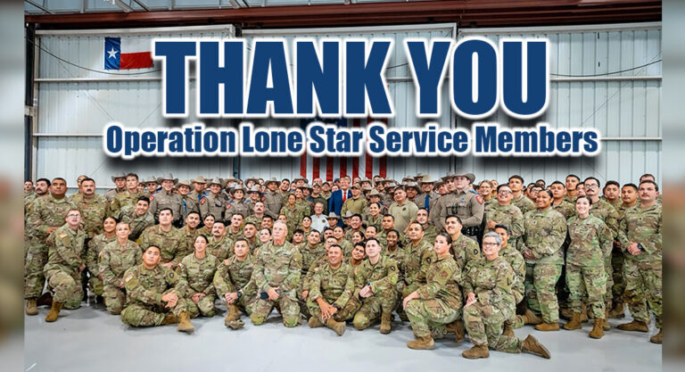 State Of Texas Thanks Dedicated Operation Lone Star Service Members