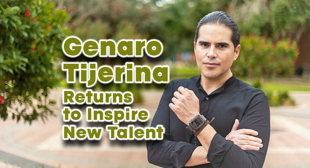 From accounting to national television reporter, South Texas College alumnus Genaro Tijerina, took an unexpected journey, but is back in the Rio Grande Valley and ready to share his talents with new generations. Courtesy Image 