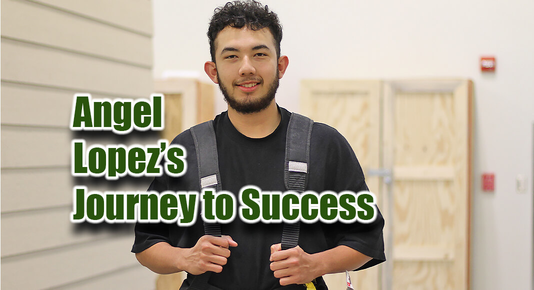 Born in Hidalgo, Texas but raised in Reynosa, Mexico Angel Lopez said he was 15 when his mother took him aside, put a hammer in his hand, and began introducing him to simple construction projects at home. Now entering STC’s Construction Supervision program, Lopez looks forward to a professional career. STC Image