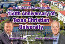 Introducing Resolution to Commemorate the 150th Anniversary of Texas Christian University