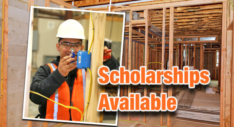 Workforce Training & Continuing Education Program’s National Center for Construction Education & Research Scholarships