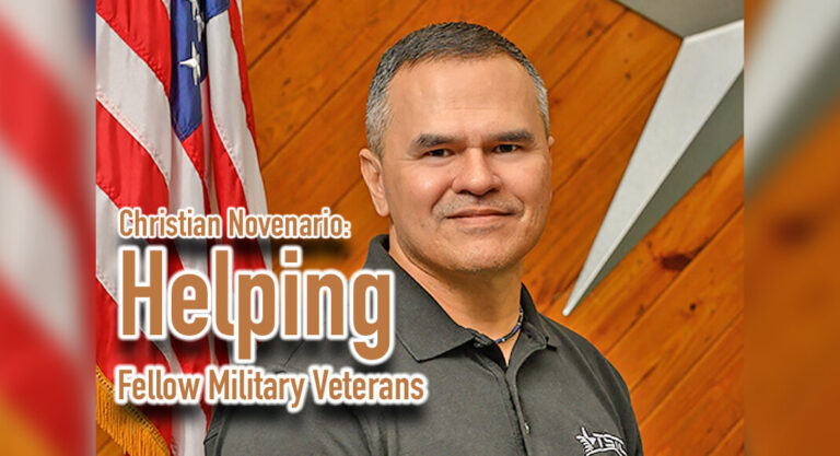 Novenario’s Enthusiasm for Helping Fellow Military Veterans Shines At TSTC