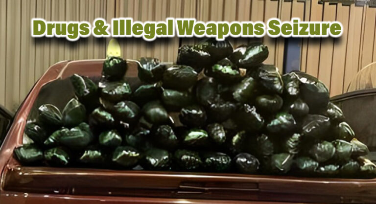 El Paso CBP Officers Seize Cocaine, Meth & Firearms