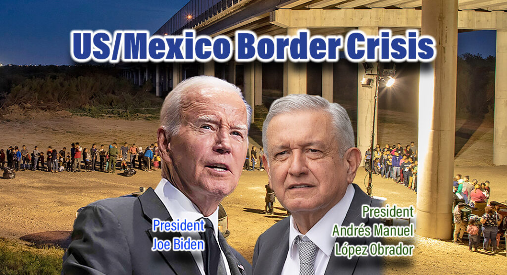 This situation at the US-Mexico border reflects a complex interplay of migration patterns, policy responses, and humanitarian concerns, with the Border Patrol playing a central role in managing and reporting these dynamics. Biden Image Source: Facebook. Obrador Image Source: EneasMx, CC BY-SA 4.0 https://creativecommons.org/licenses/by-sa/4.0, via Wikimedia Commons. USCBP Image for illustration purposes