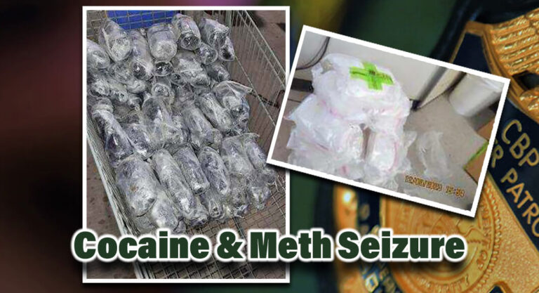 CBP Officers Seize 145 Pounds of Cocaine & Meth at Ysleta Port Of Entry