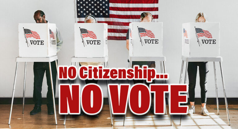 Stopping Non-Citizens from Voting in Federal Elections