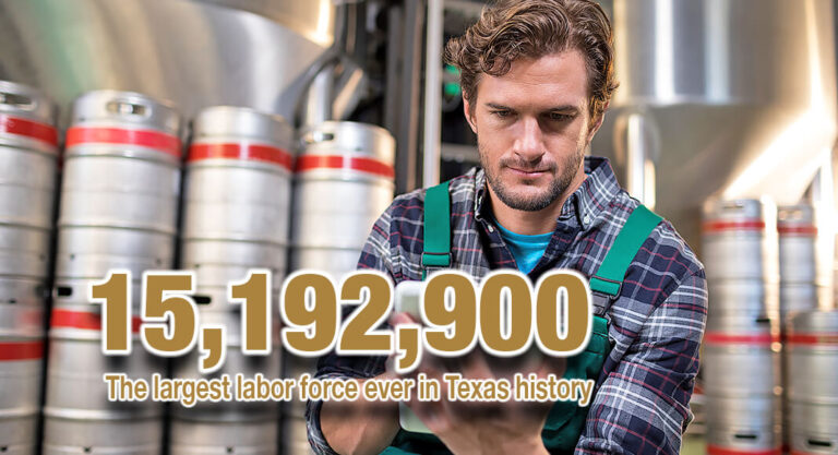 Texas Again Leads Nation in Annual Jobs Growth