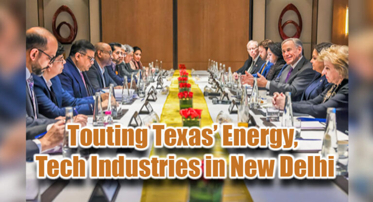 Governor Abbott Touts Texas’ Energy, Tech Industries in New Delhi