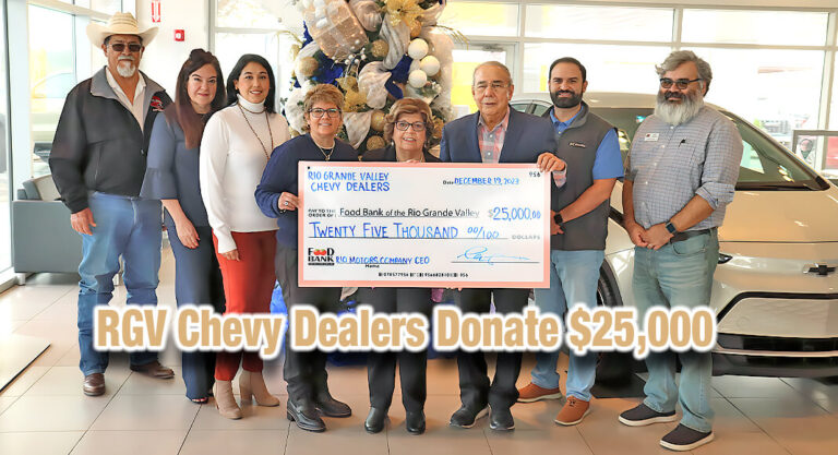 Rio Grande Valley Chevy Dealers Donate $25,000 to Food Bank RGV 