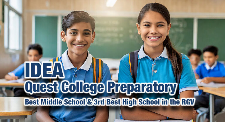 IDEA Quest College Preparatory Ranks Best Middle School and Third Best High School in the RGV 