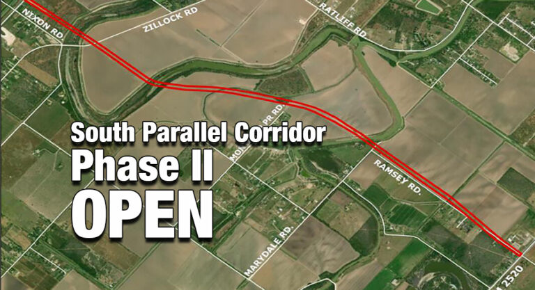 Grand Opening of South Parallel Corridor Phase II, Jan. 5th