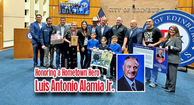 City of Edinburg “Hometown of Heroes” Half-Marathon Honoree