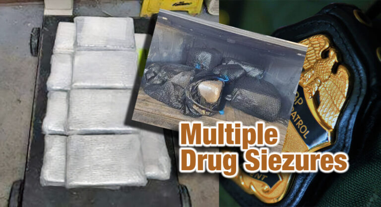 CBP Stops Multiple Fentanyl, Cocaine, & Marijuana Smuggling Attempts
