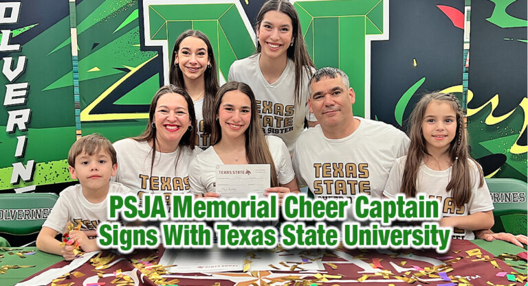 PSJA Memorial Cheer Captain signs to Texas State University