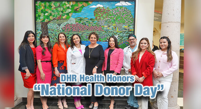 DHR Health Honors “National Donor Day” With Stained Glass Art Installation, Donor Recognition & Registration Kiosk