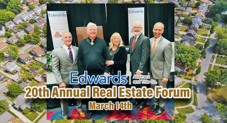 Edwards Abstract Hosts  20th  Annual Real Estate Forum, Match 14th 