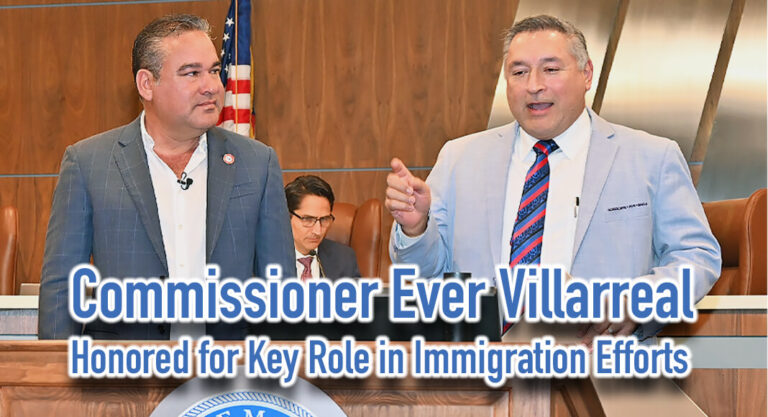 McAllen Honors Commissioner Ever Villarreal for Key Role in Immigration Efforts
