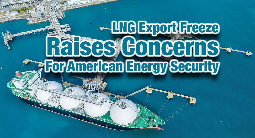 The letter addressed to President Joseph R. Biden, Jr. shows a bipartisan concern over the implications of restricting LNG exports for the United States' strategic energy interests. Image for illustration purposes