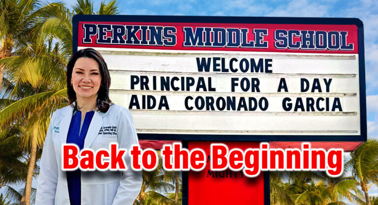 Aida Coronado Garcia’s Back to the Beginning, A Day of Leadership at Perkins Middle School      