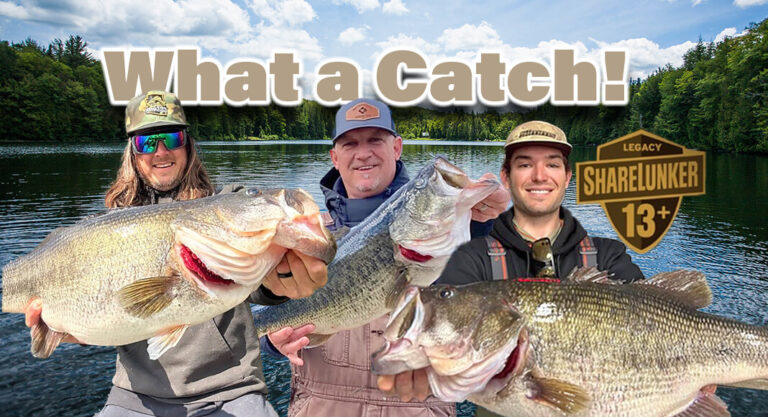 Anglers Deliver a ShareLunker Trifecta