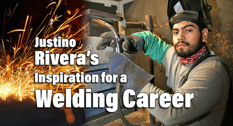 Rivera Ready for Welding Career After Being Inspired By High School Teacher
