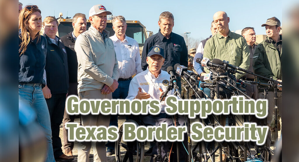 Governor Abbott Joined By 13 Governors In Support Of Texas' Right To Defend Itself. Photo: Office of the Governor