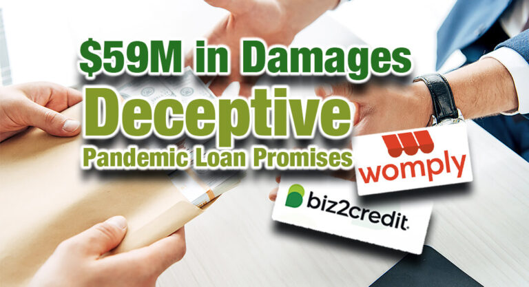 FTC Taking Actions Against Companies Making Deceptive Pandemic Loan Promises Lead to Record $59M in Damages