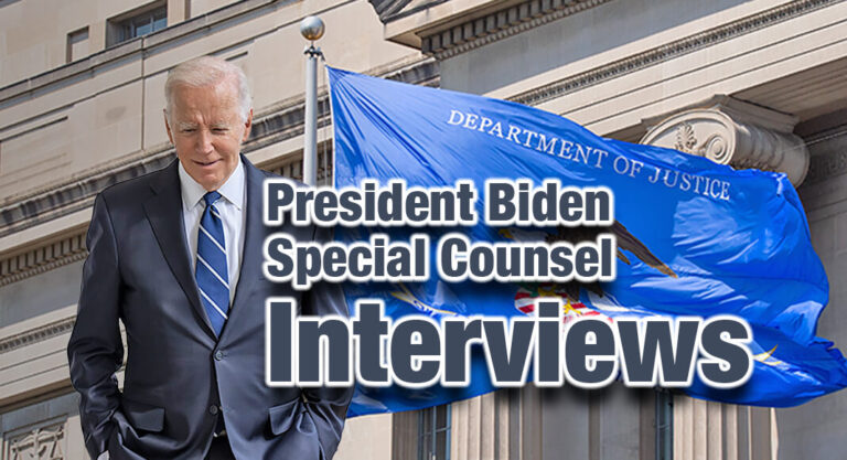 Judicial Watch Sues Justice Department for Transcripts of Biden Special Counsel Interviews