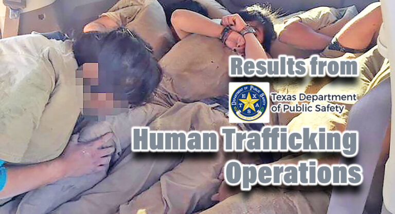 DPS Announces Results from Human Trafficking Operations