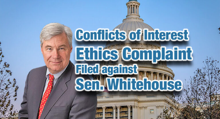 Senate Ethics Complaint Filed Against Sen. Whitehouse over Conflicts of Interest Concerning His Consultant Wife
